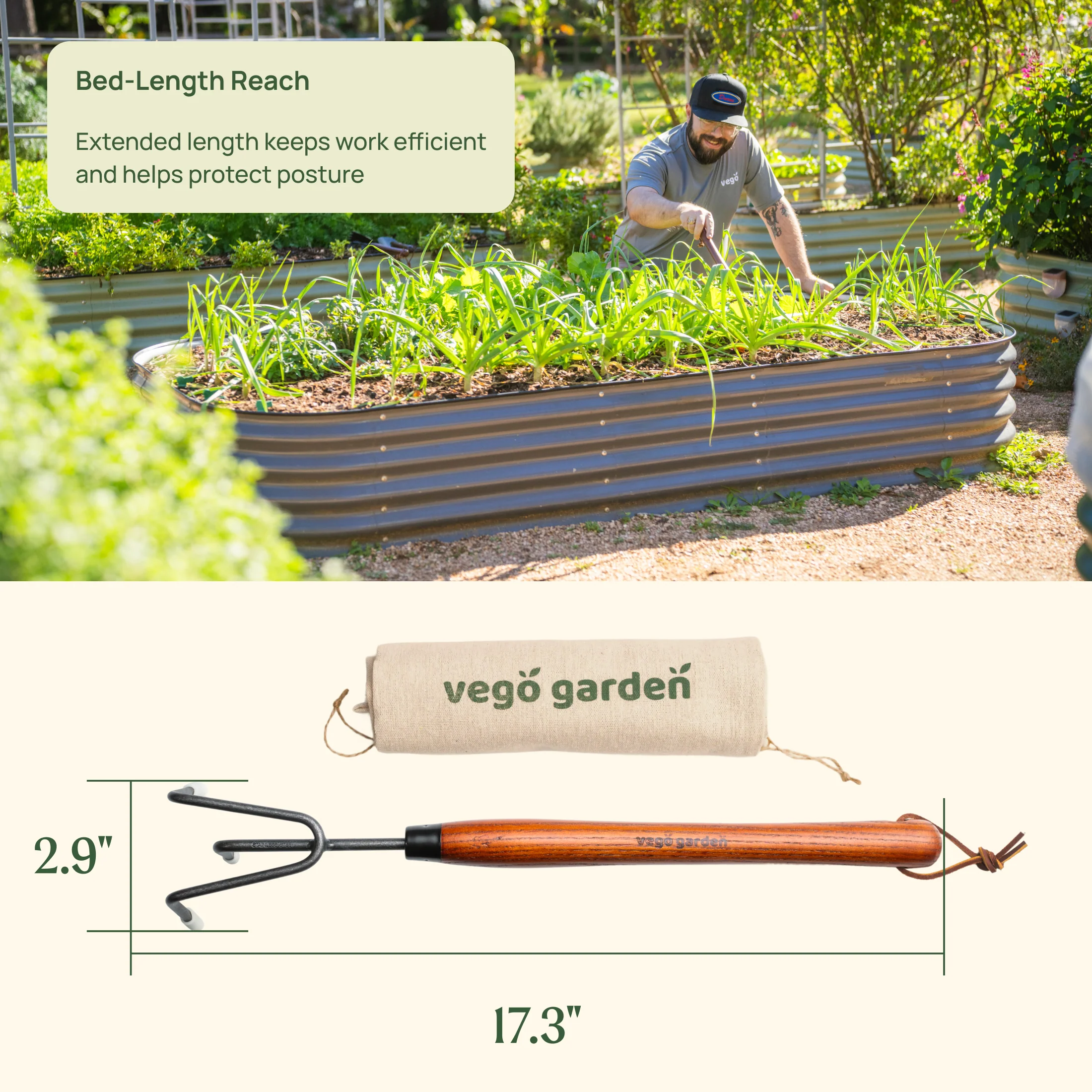Heritage Garden Bed Cultivator - Image 16