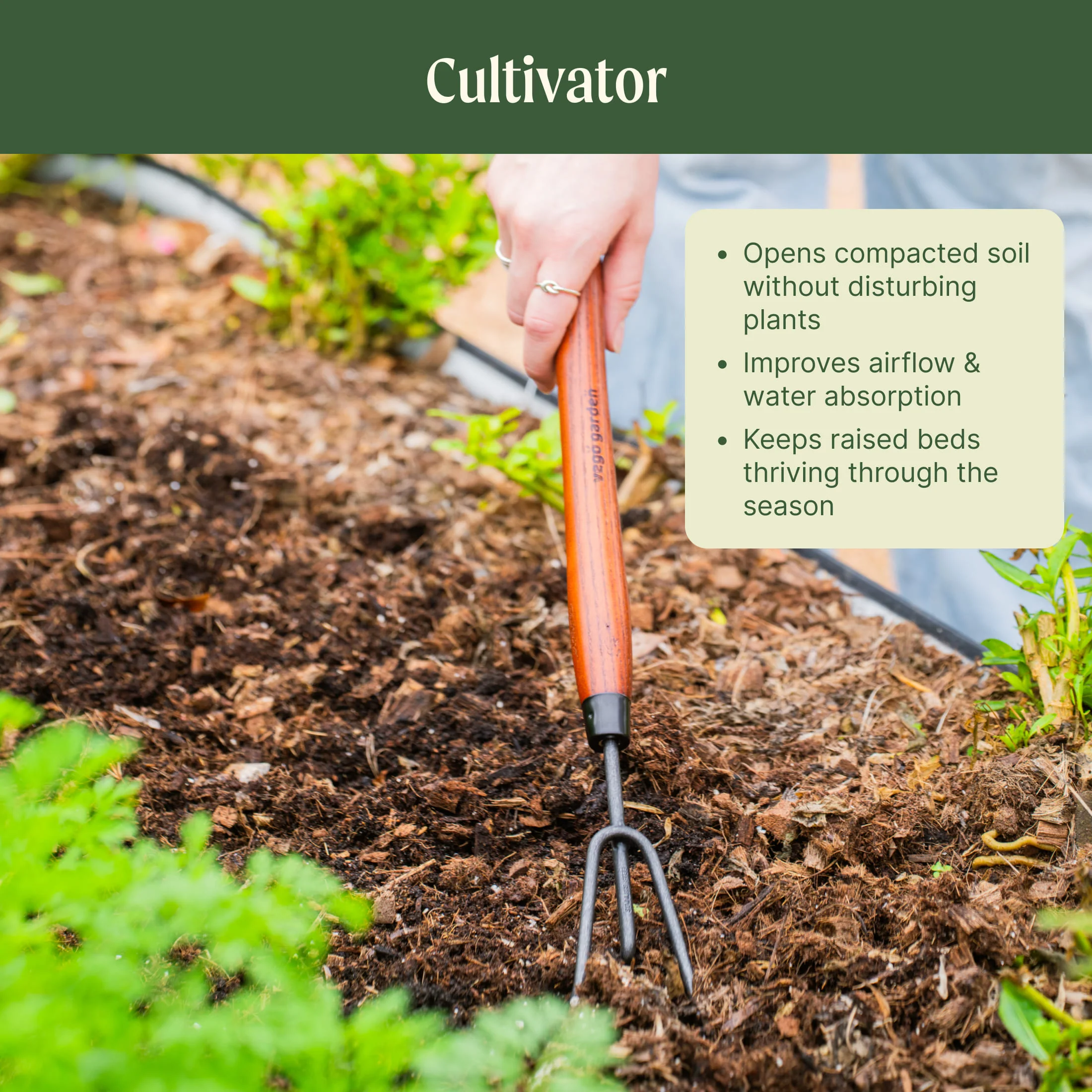 Heritage Garden Bed Cultivator - Image 19