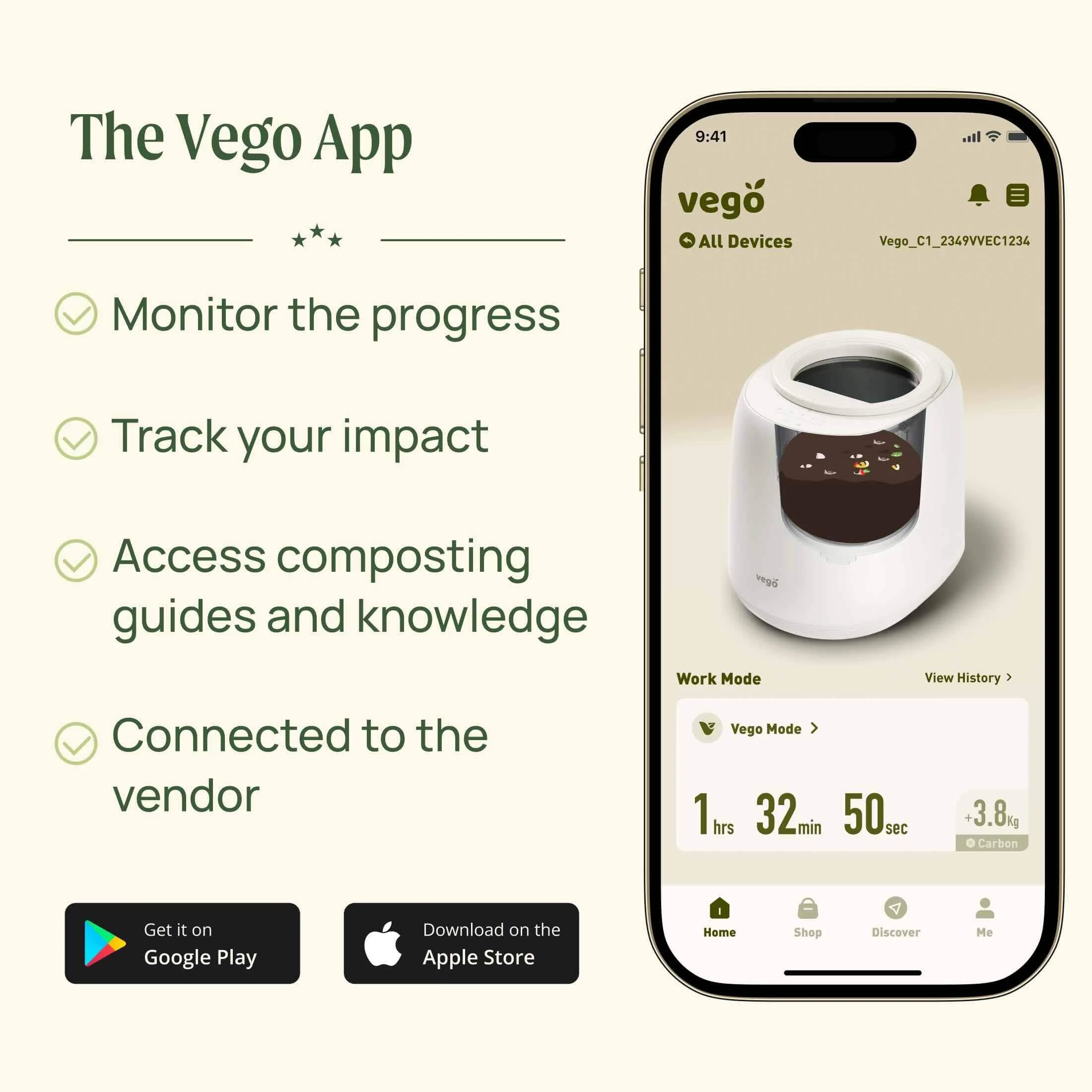 Vego Kitchen Composter - Image 10