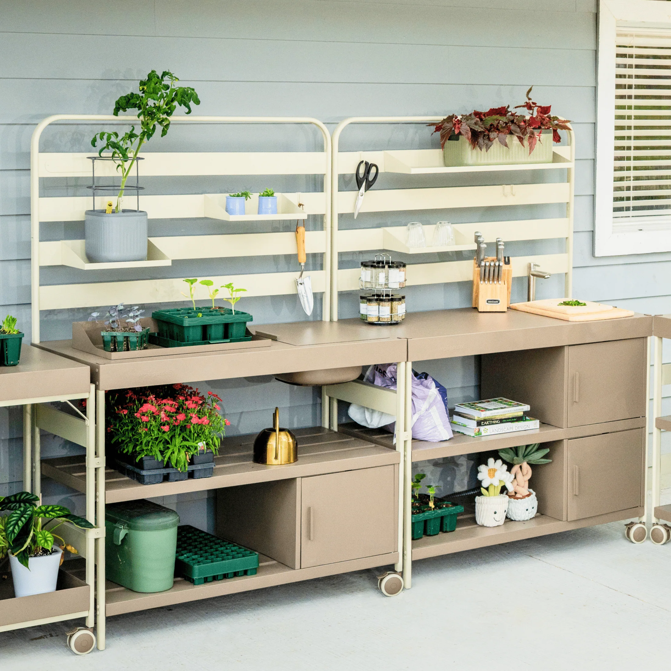 Potting Bench & Sink Station Set - Image 2
