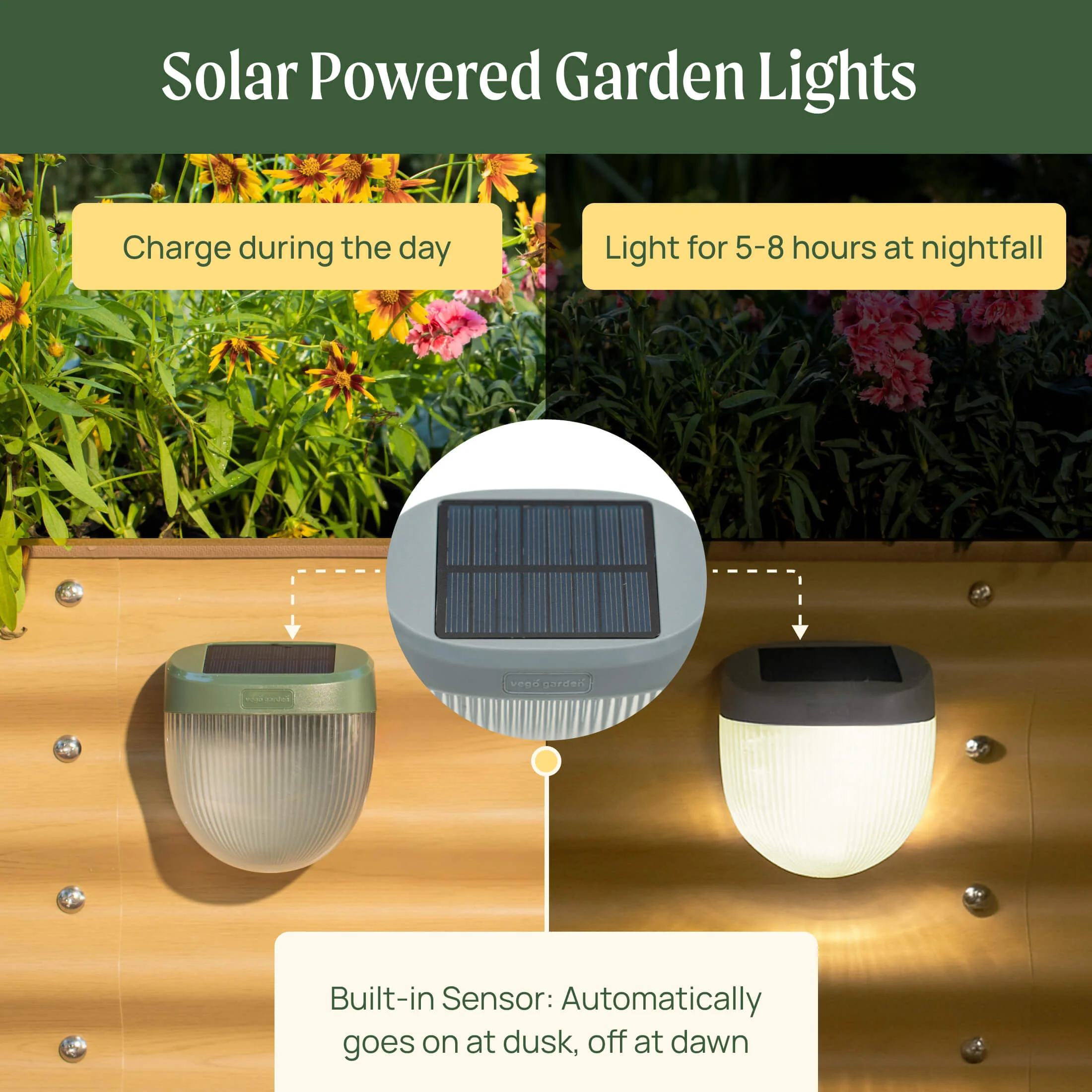 Rippled Solar Garden Light - Image 4
