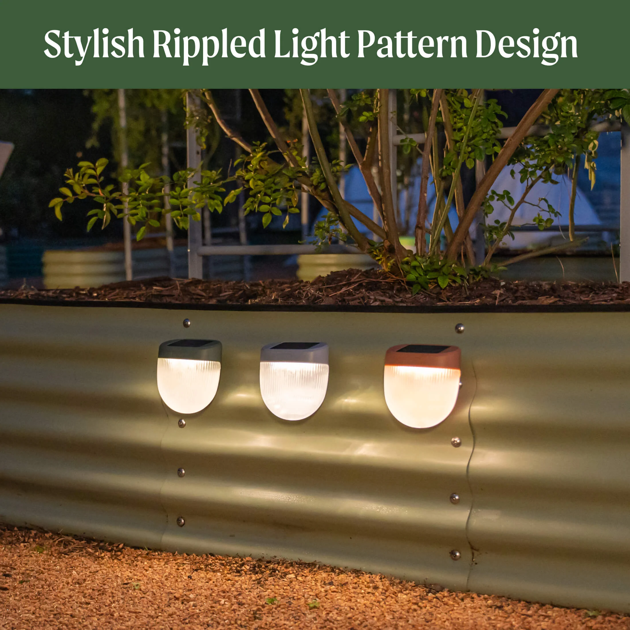 Rippled Solar Garden Light - Image 5