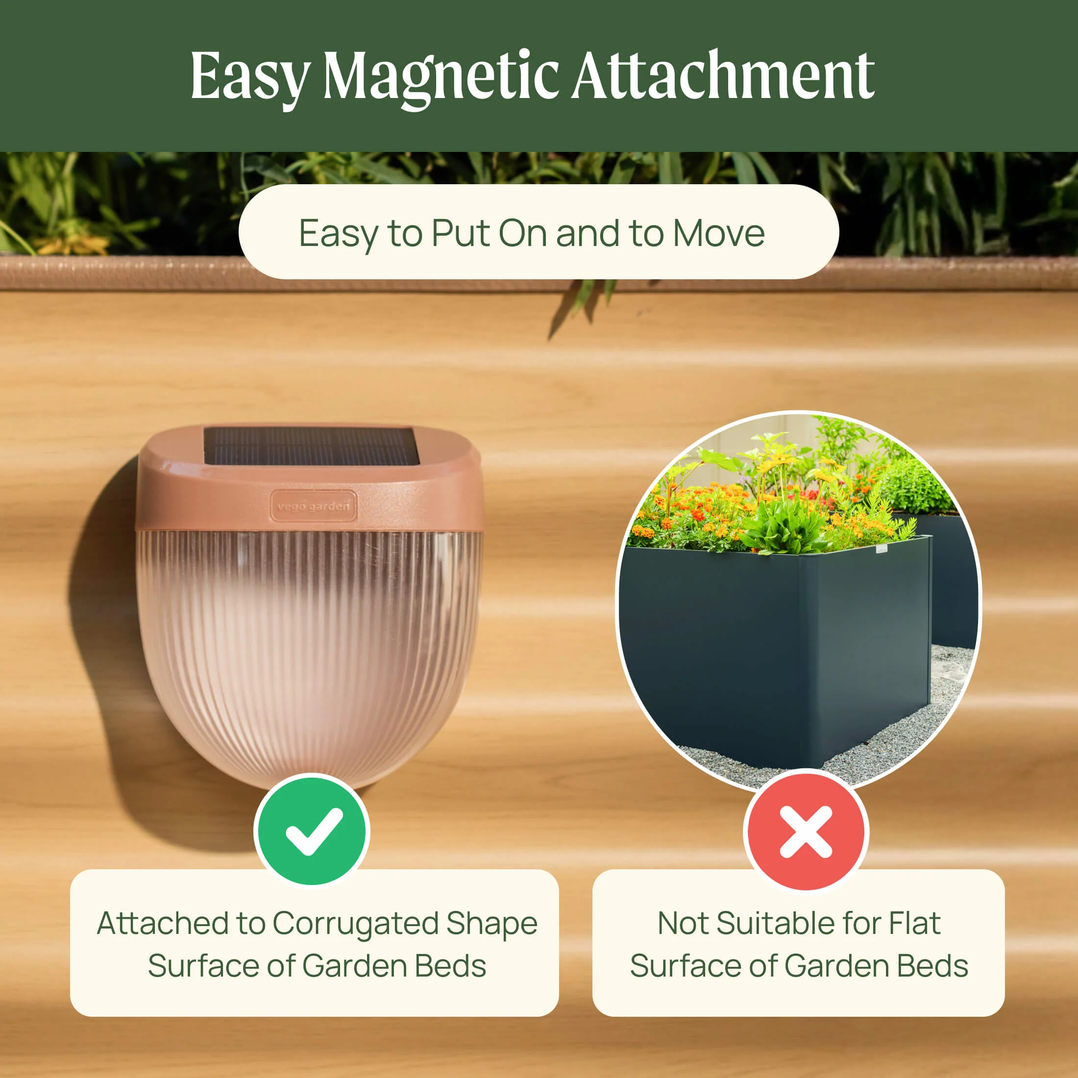 Rippled Solar Garden Light - Image 6