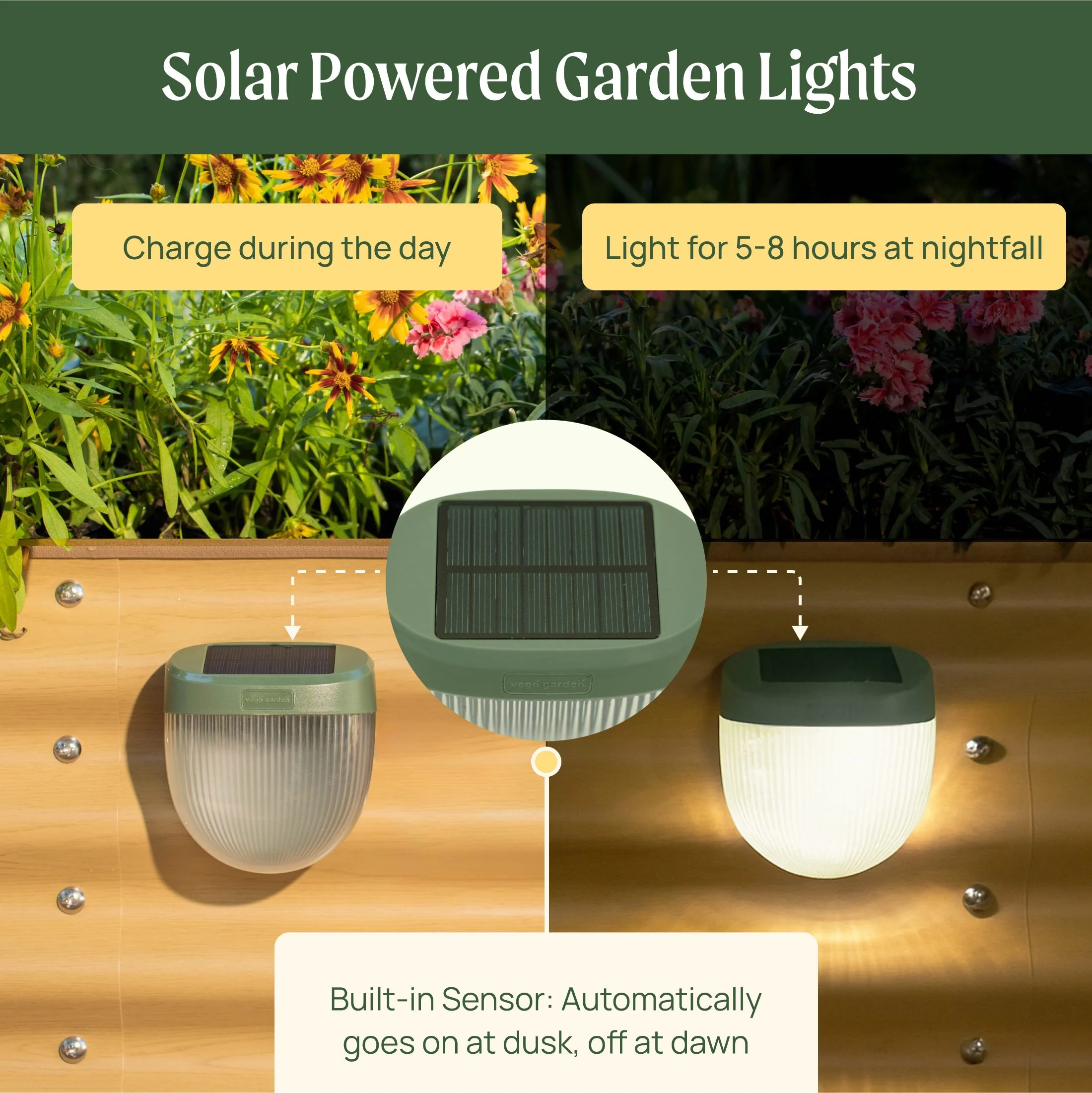 Rippled Solar Garden Light - Image 2