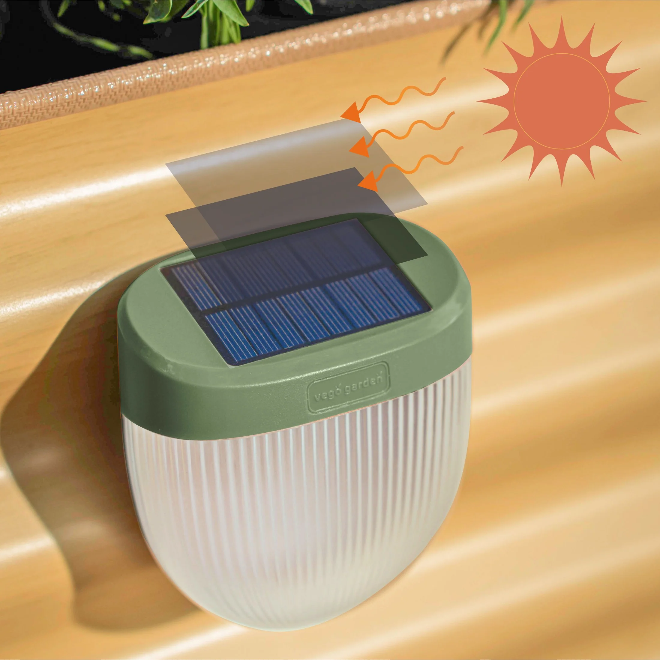Rippled Solar Garden Light - Image 3