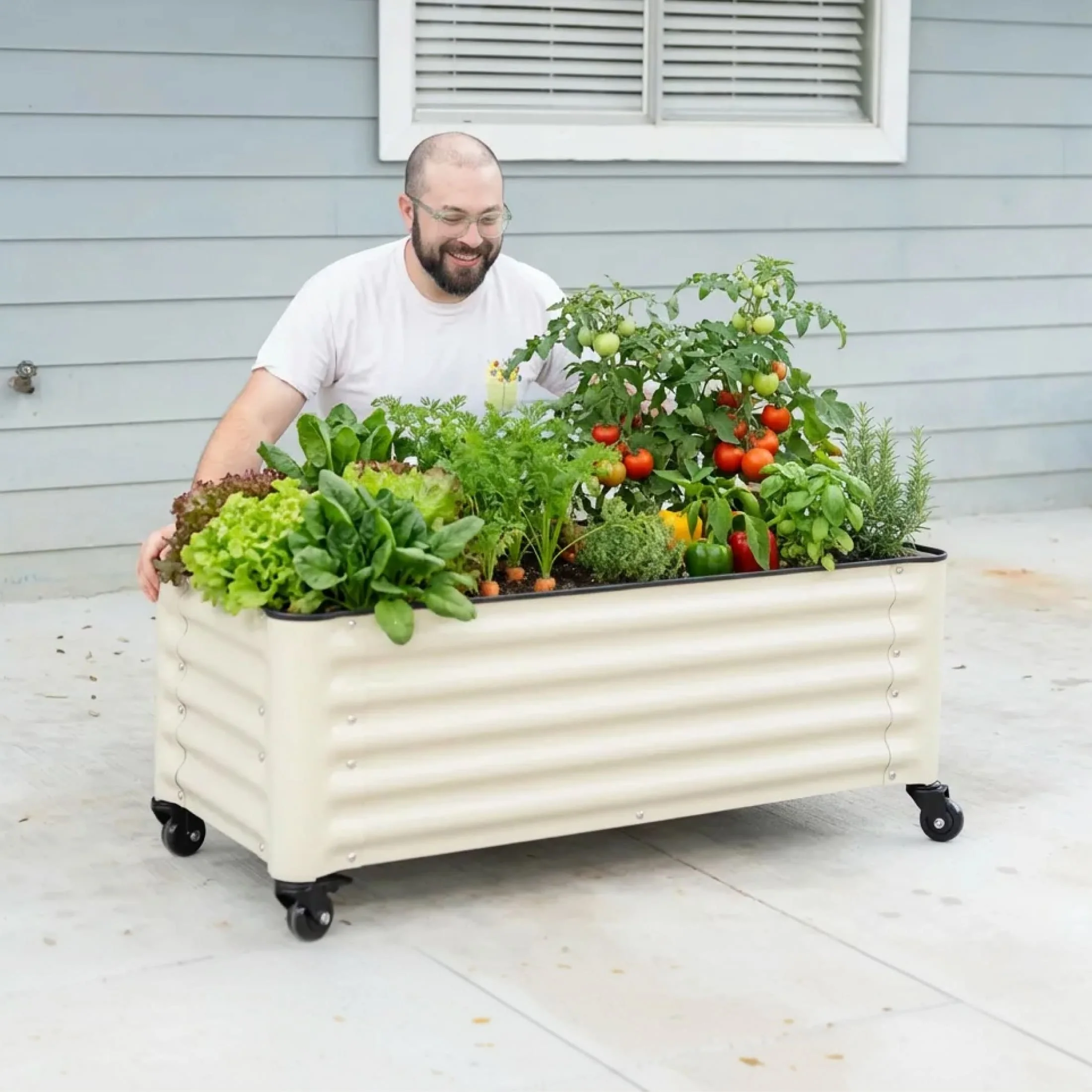 Classic Rolling Garden Bed - 1.75' x 4' - Image 12