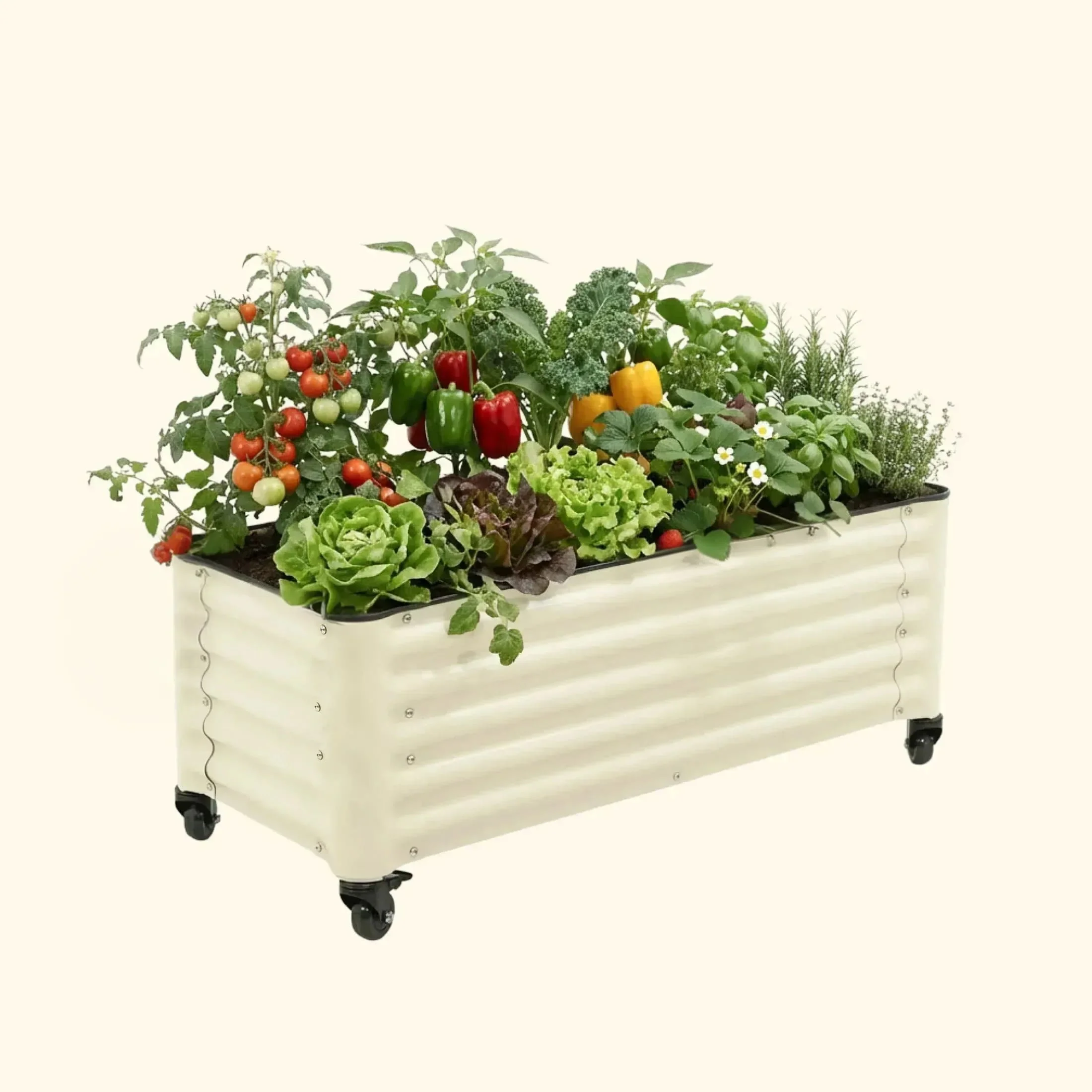 Classic Rolling Garden Bed - 1.75' x 4' - Image 3