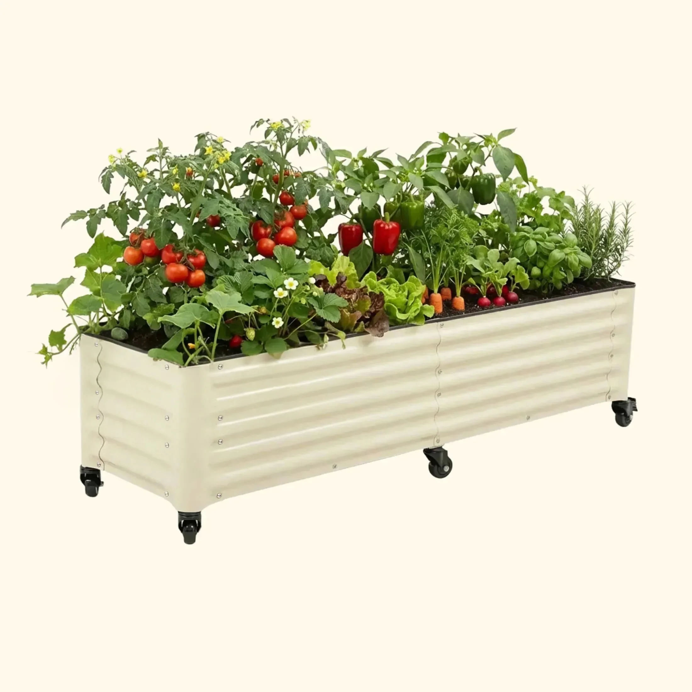 Classic Rolling Garden Bed - 1.75' x 6' - Image 3