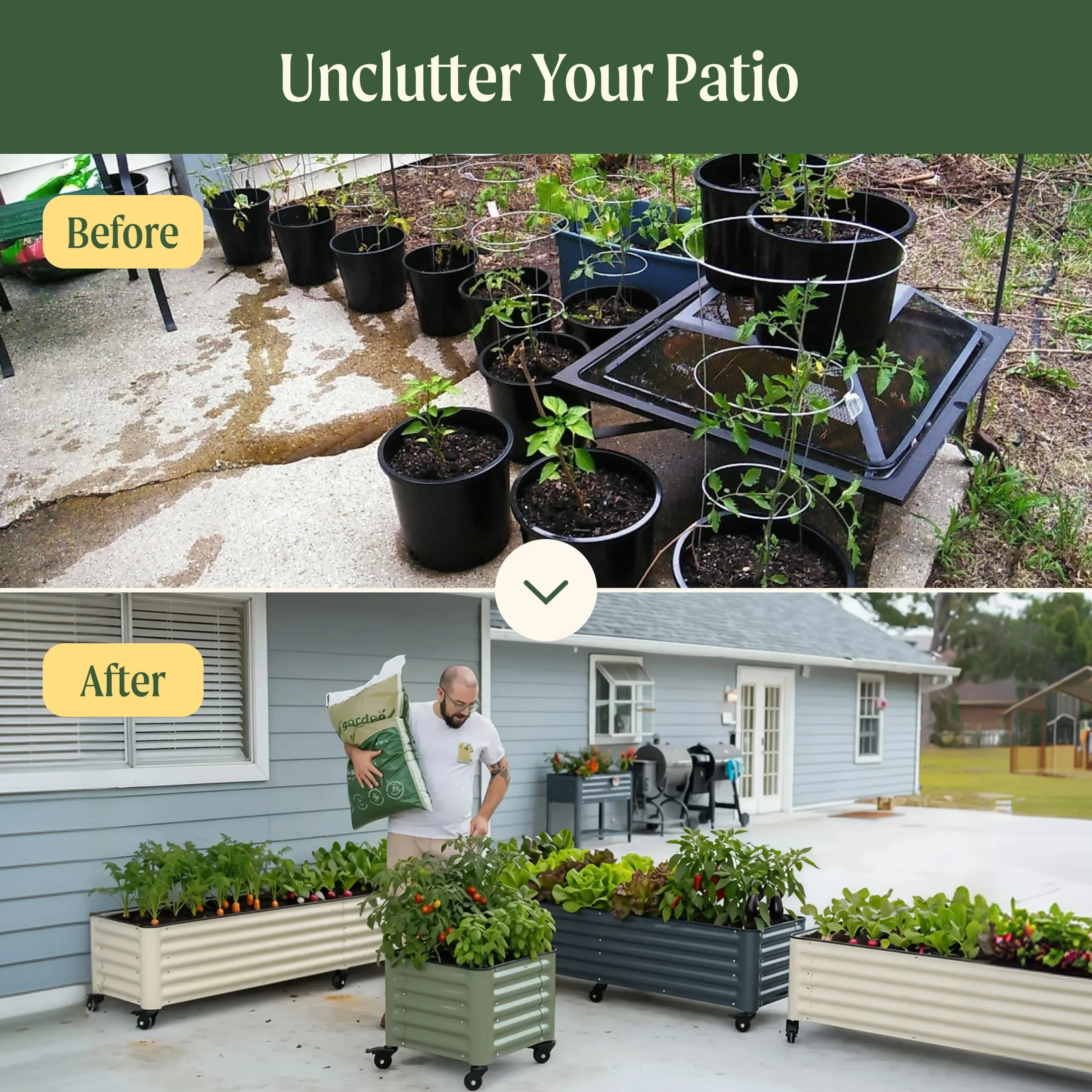 Classic Rolling Cube Planter - 1.75' x 1.75' - Image 10