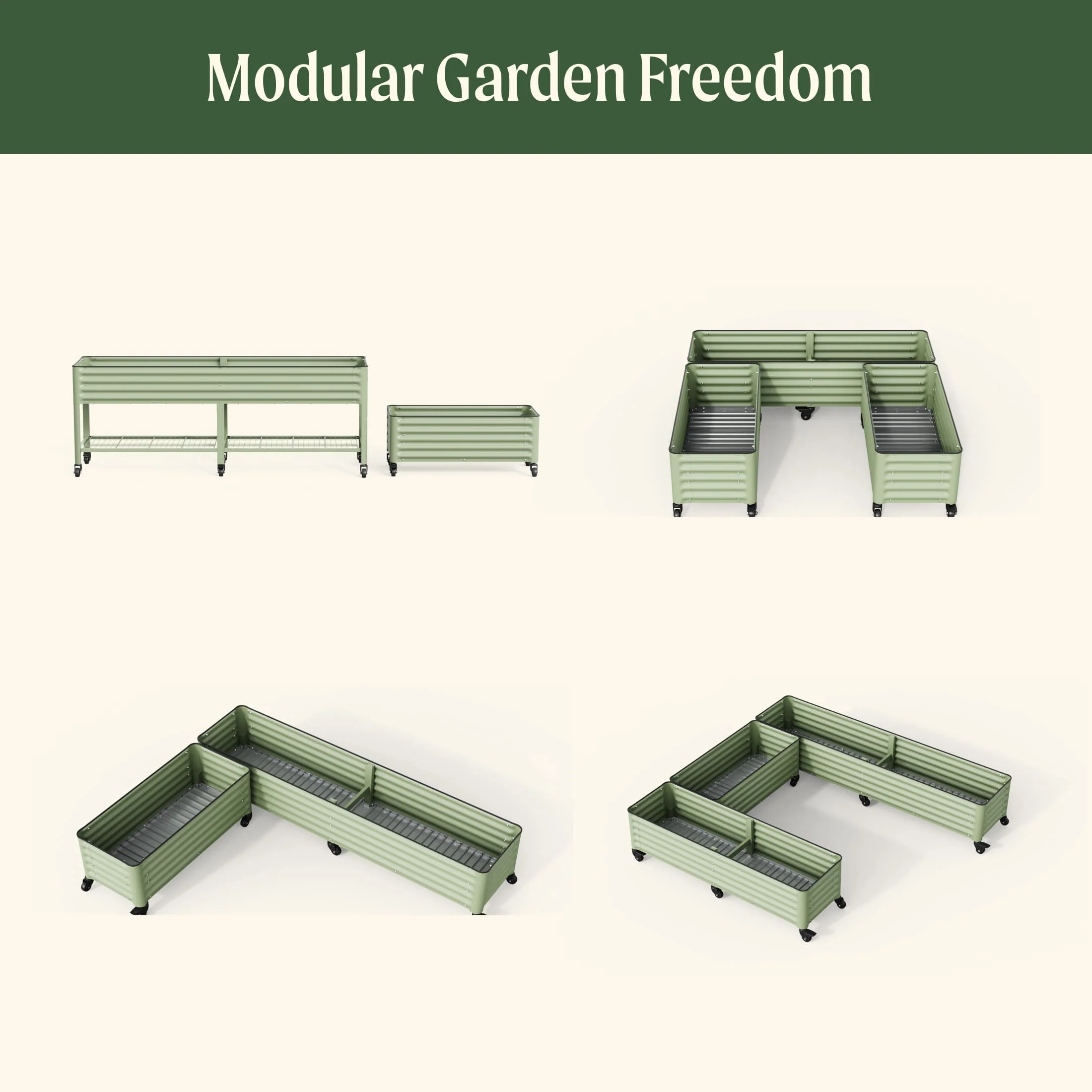 Classic Rolling Cube Planter - 1.75' x 1.75' - Image 11