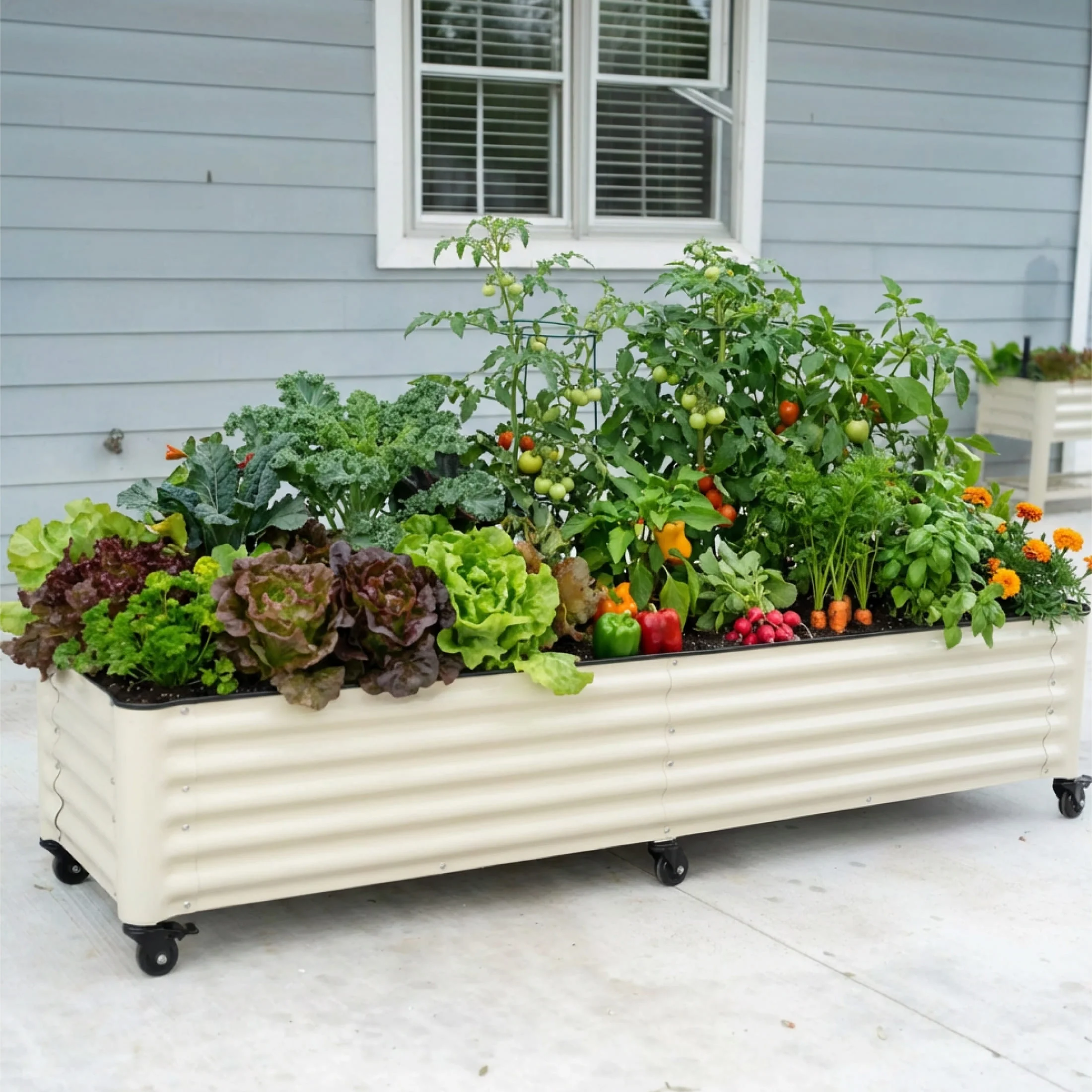 Classic Rolling Garden Bed - 1.75' x 8' - Image 12