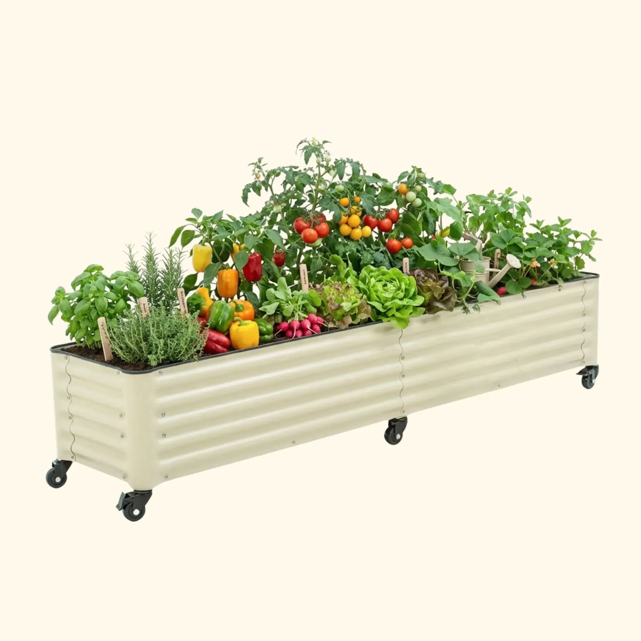 Classic Rolling Garden Bed - 1.75' x 8' - Image 3
