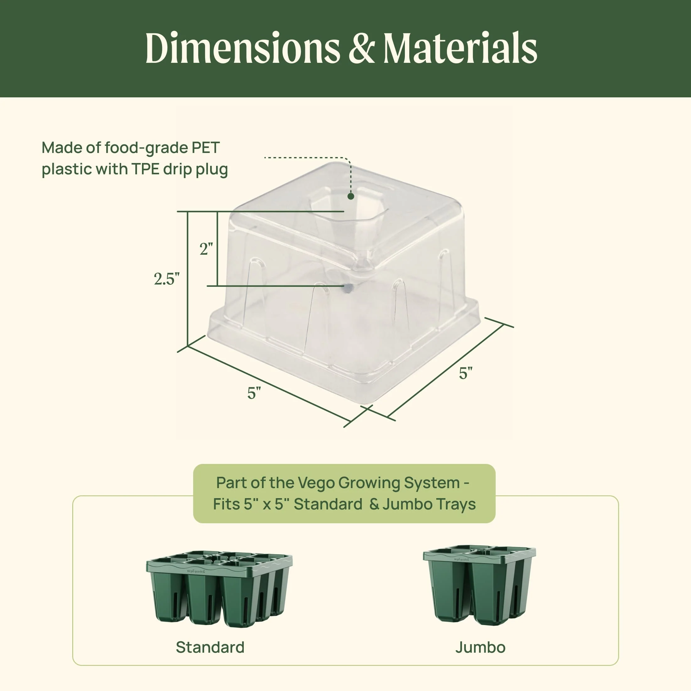 Seedling Drip Control Humidity Dome Gen 2 - 5" x 5" - Image 13