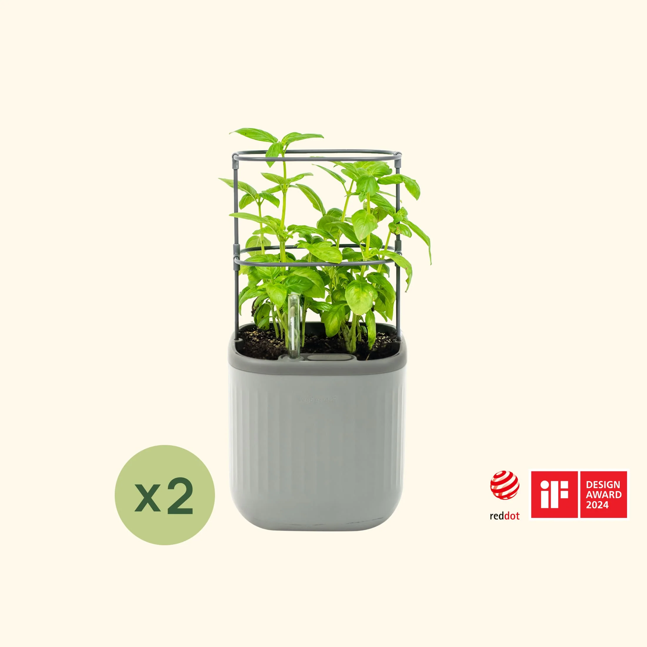 EZ Self-Watering Mini Planter Pot with Trellis - Image 22