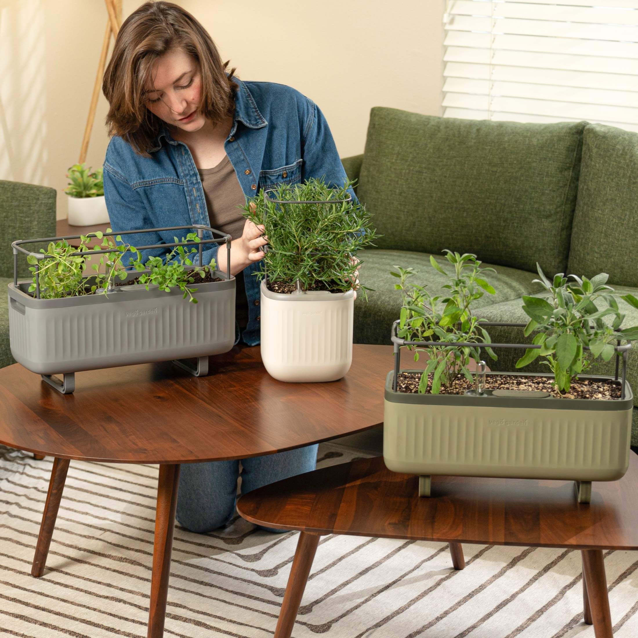 EZ Self-Watering Mini Planter Pot with Trellis - Image 15