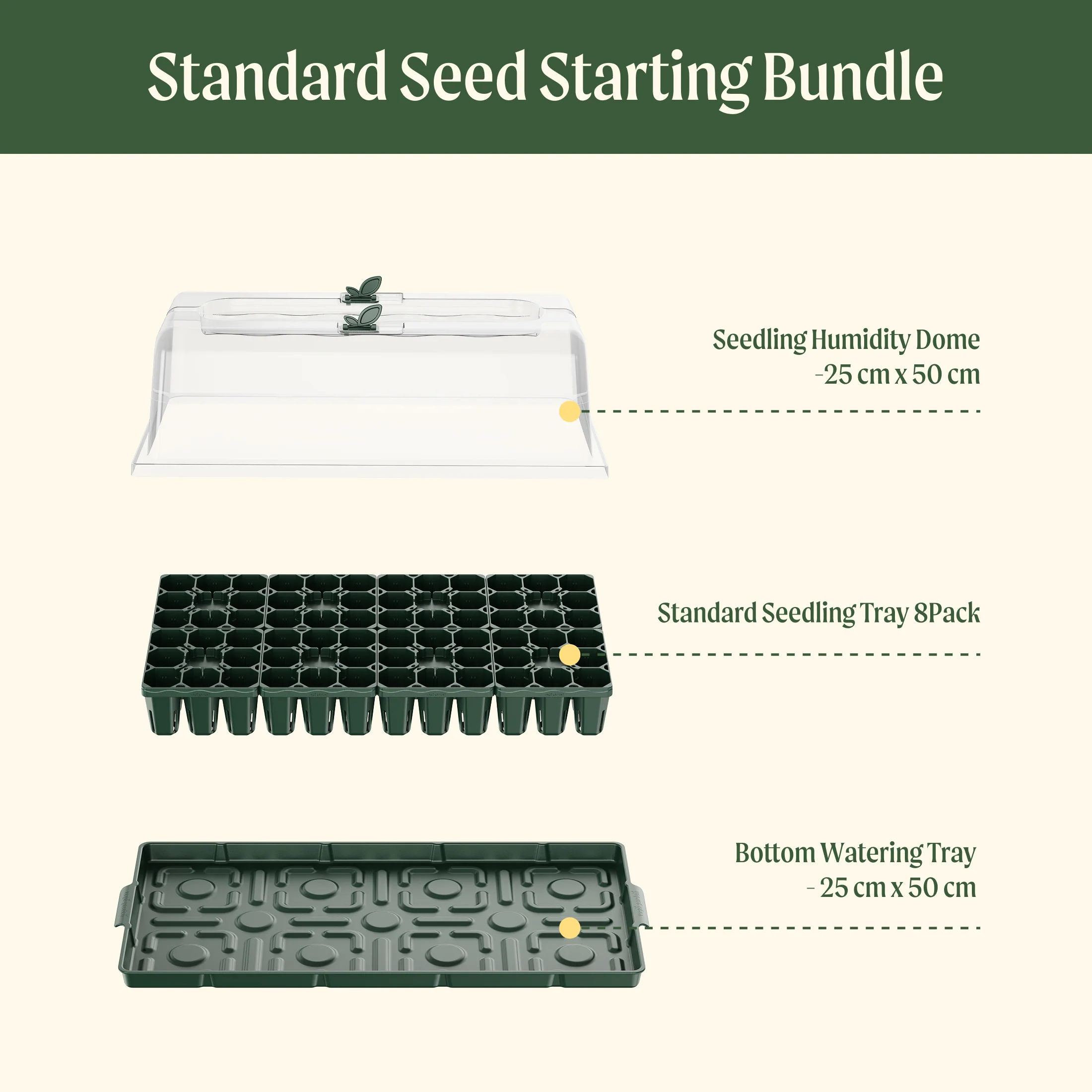 Standard Seed Starting Bundle - 25 cm × 50 cm - Image 2