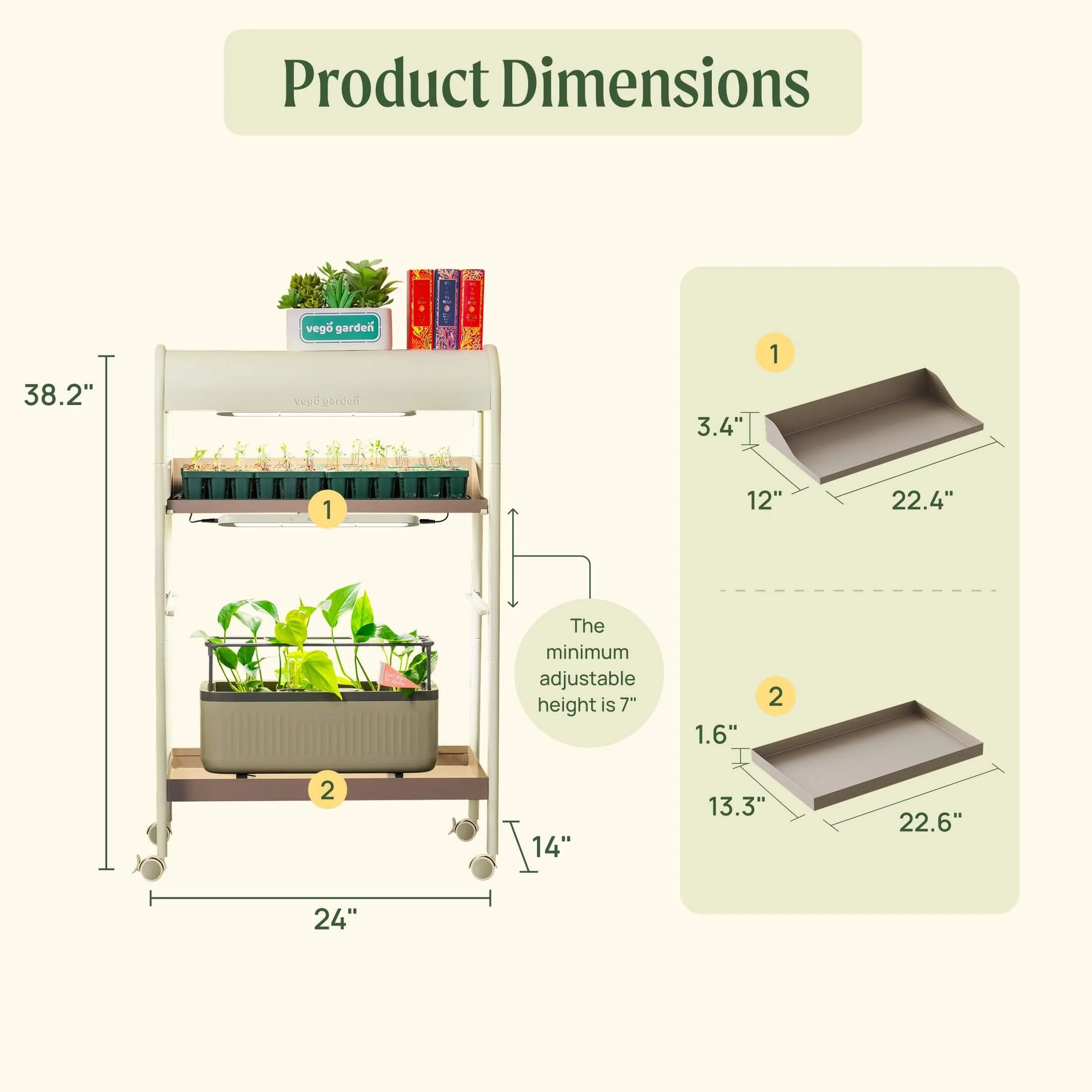 2 Tier Grow Light Garden - Image 3