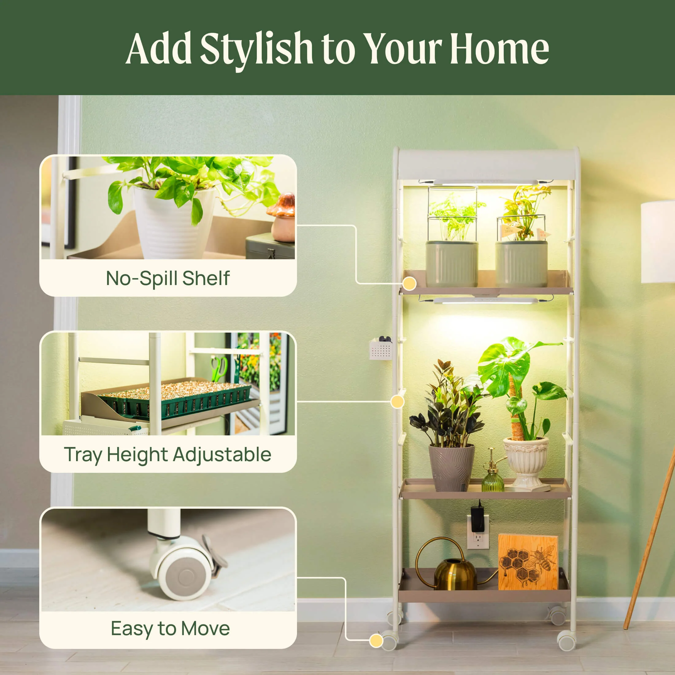 4 Tier Grow Light Garden - Image 4