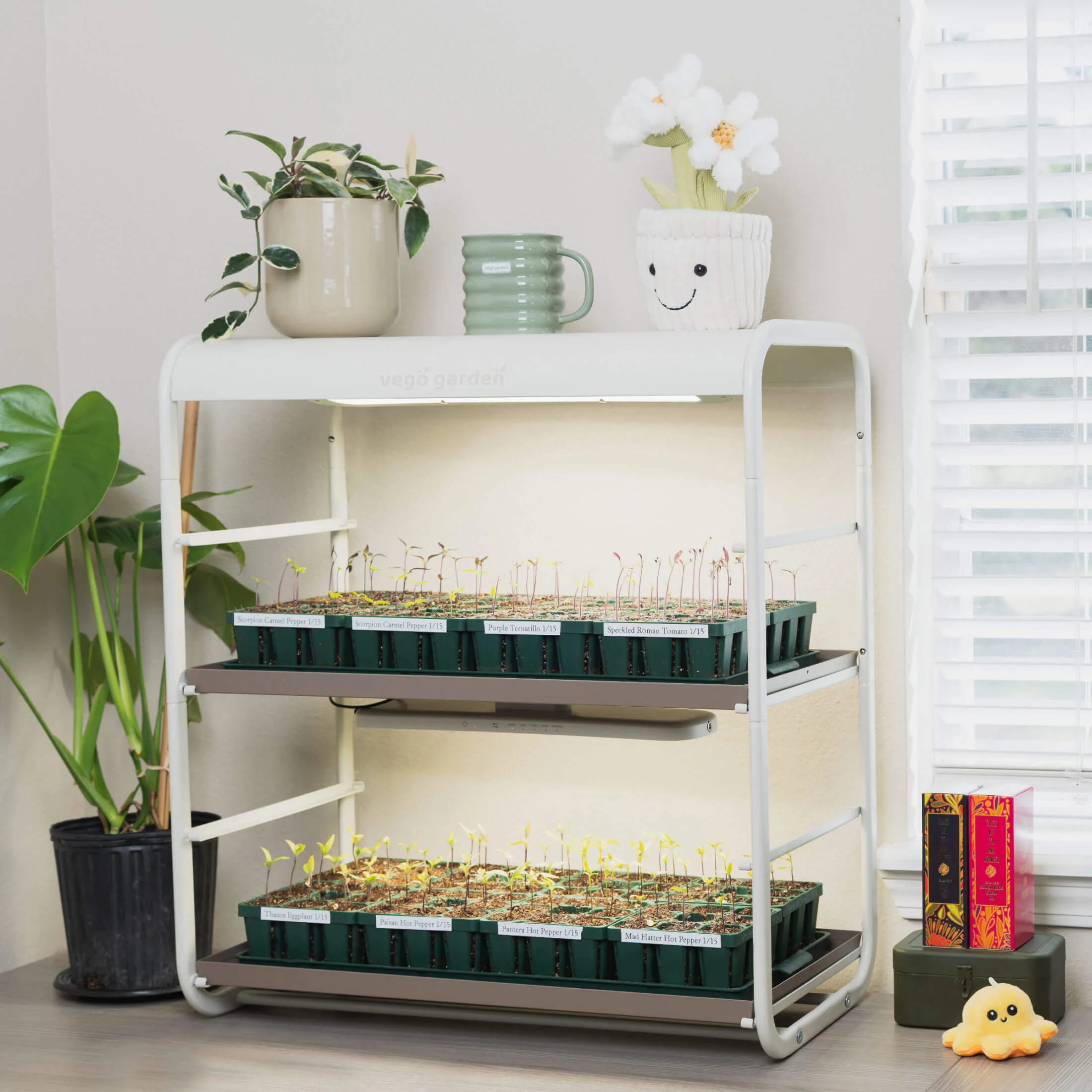 2 Tier Tabletop Grow Light Garden - Image 10