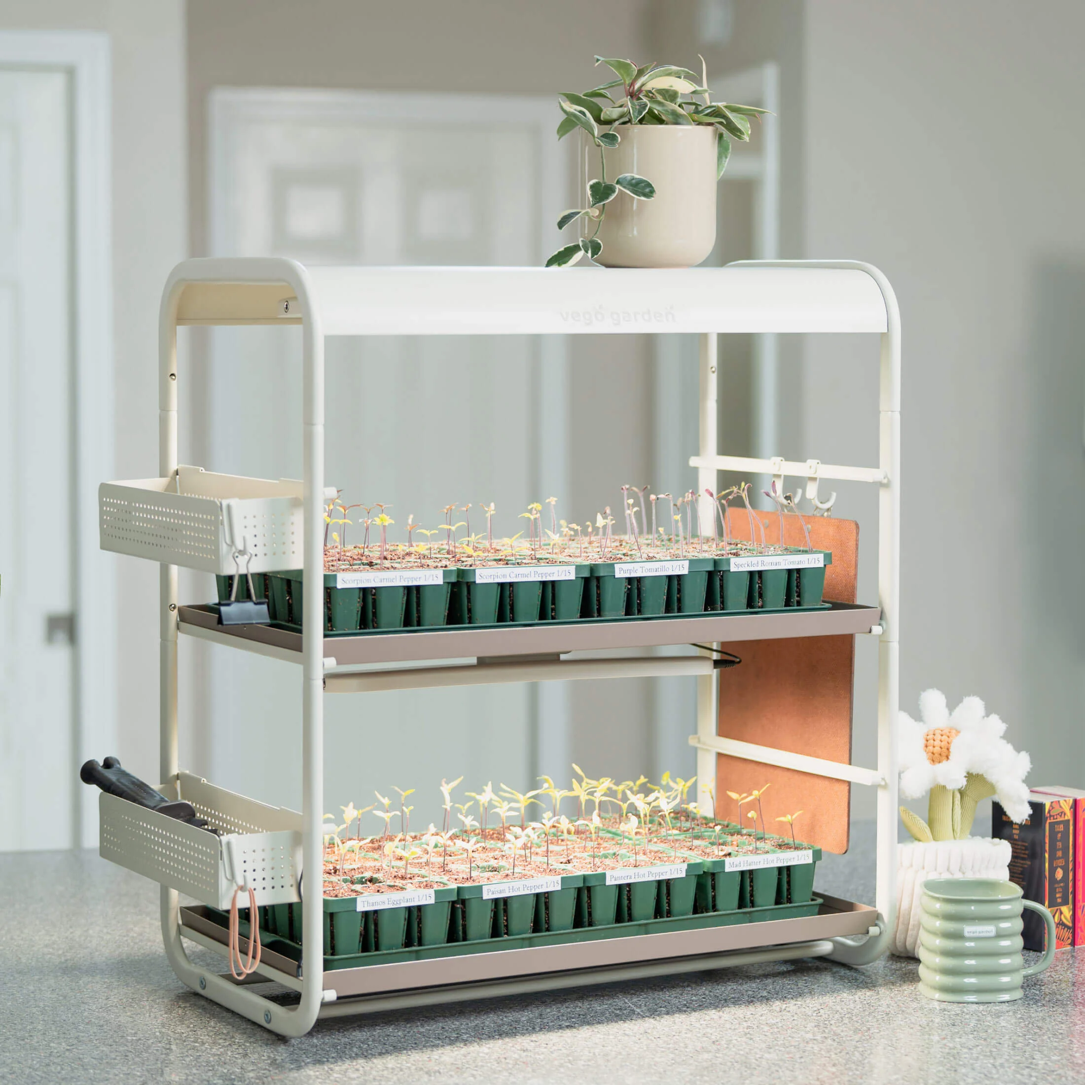 2 Tier Tabletop Grow Light Garden - Image 16