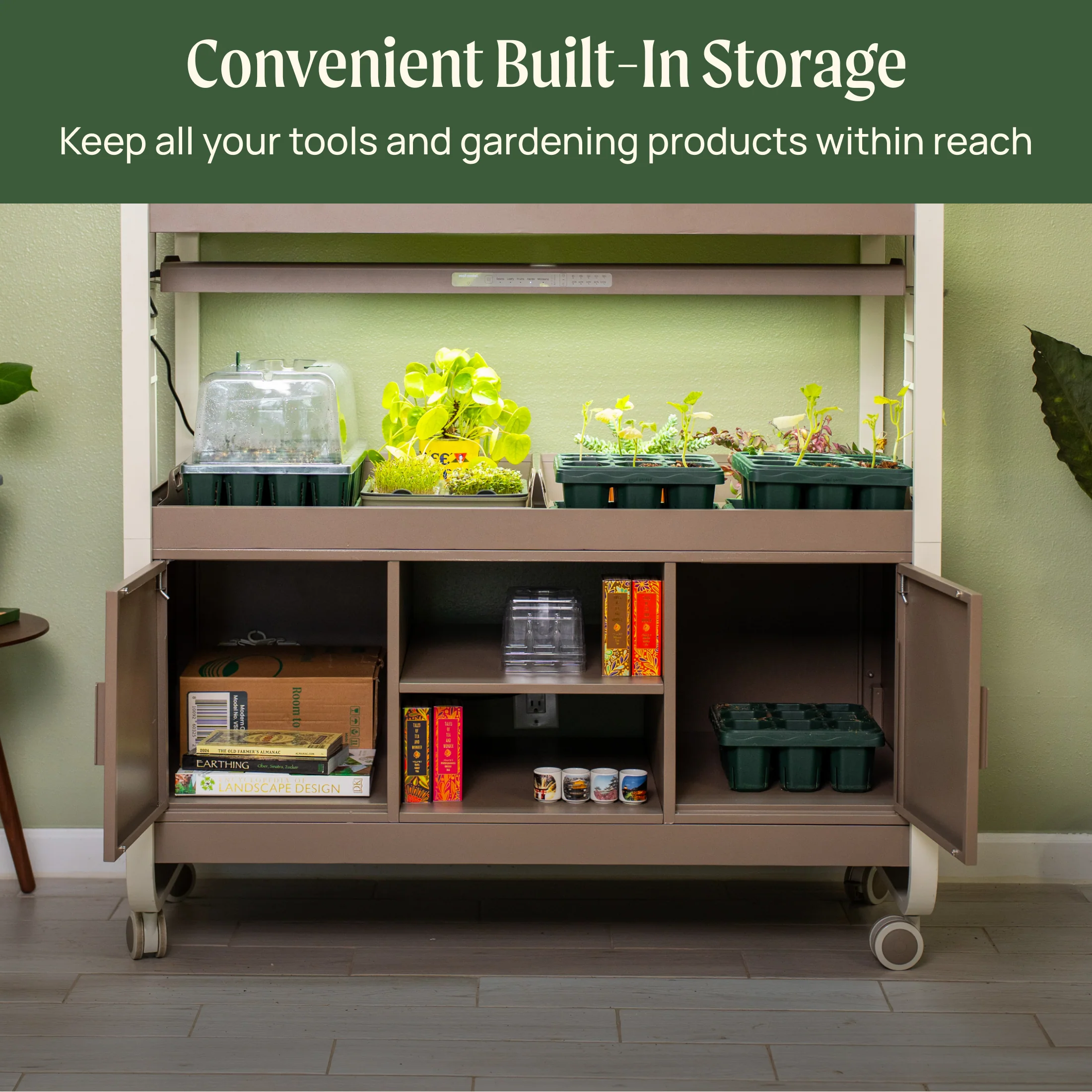 Ultimate Grow Light Garden with Storage - Image 10