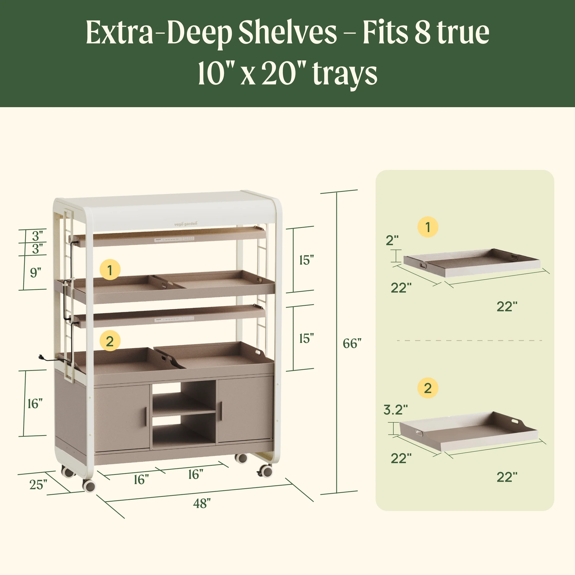 Ultimate Grow Light Garden with Storage - Image 6