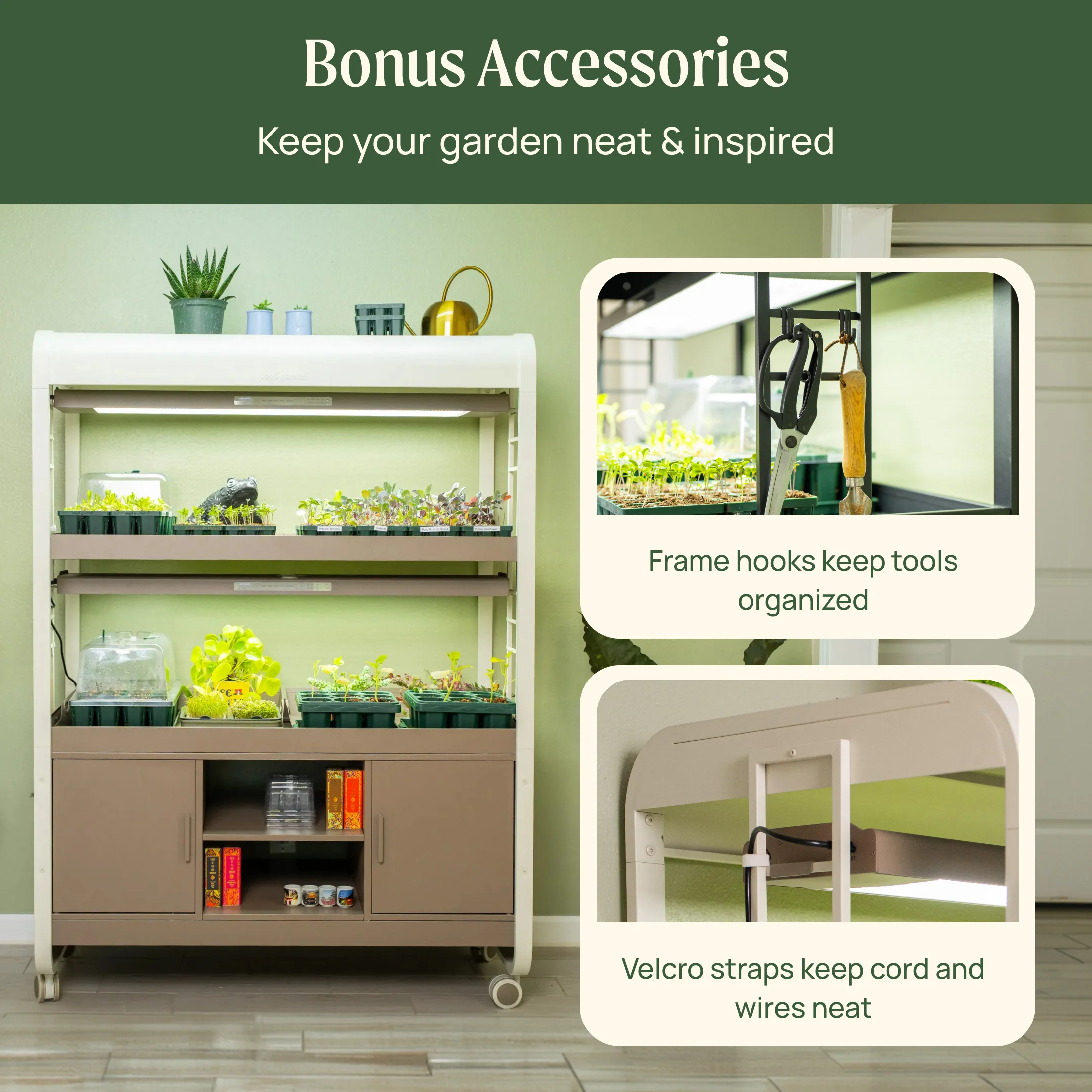 Ultimate Grow Light Garden with Storage - Image 9