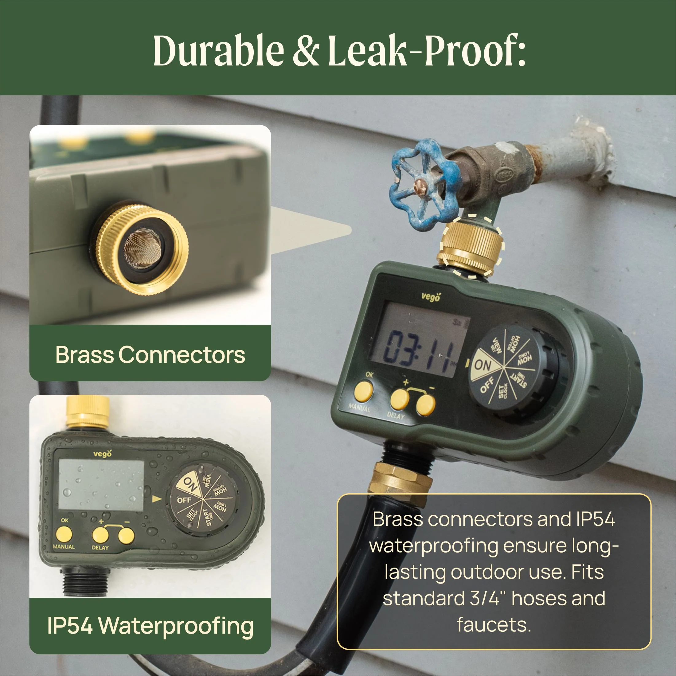 Vego Digital Water Timer -1 Zone - Image 6