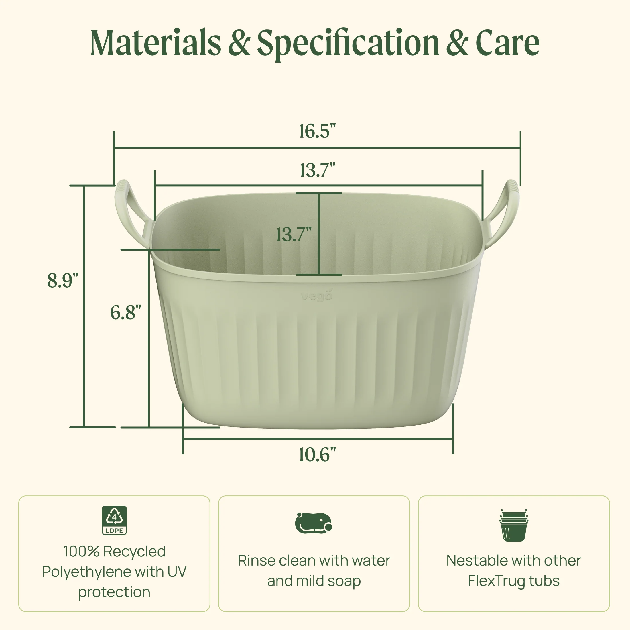 Vego FlexTrug™ - 4 Gallon Tub - Image 5