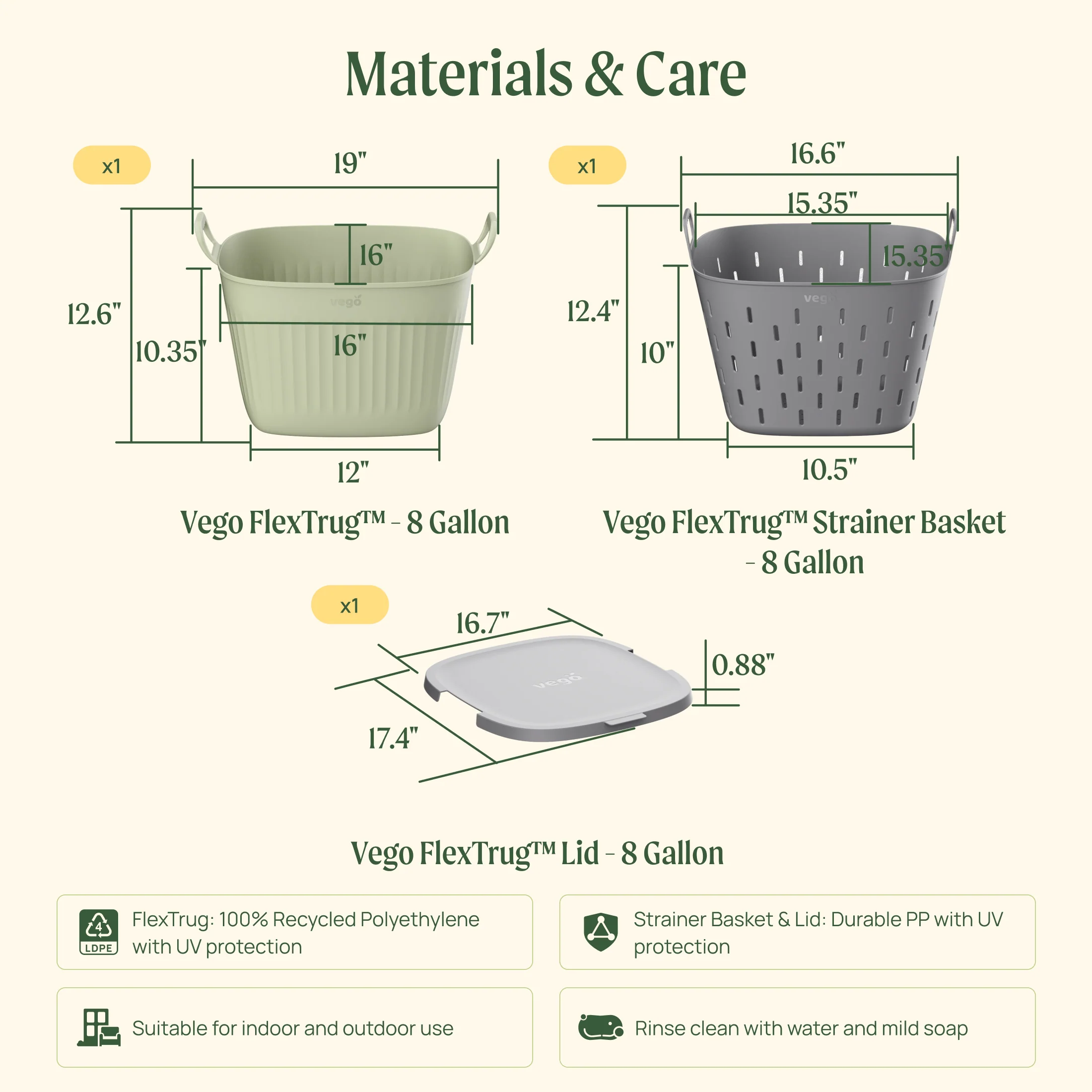 Vego FlexTrug™ - 8 Gallon Kit - Image 5