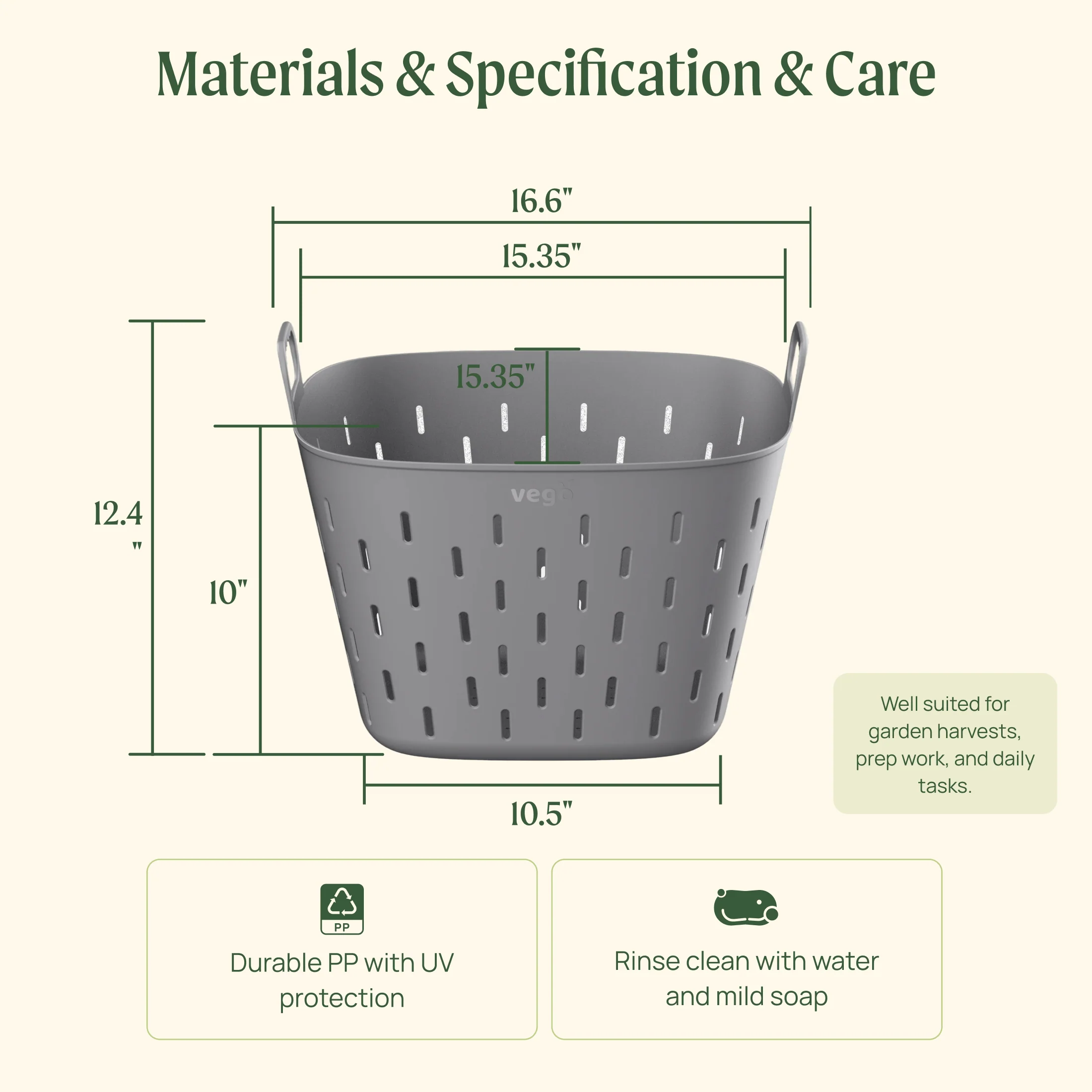 Vego FlexTrug™ Strainer Basket - 8 Gallon - Image 3