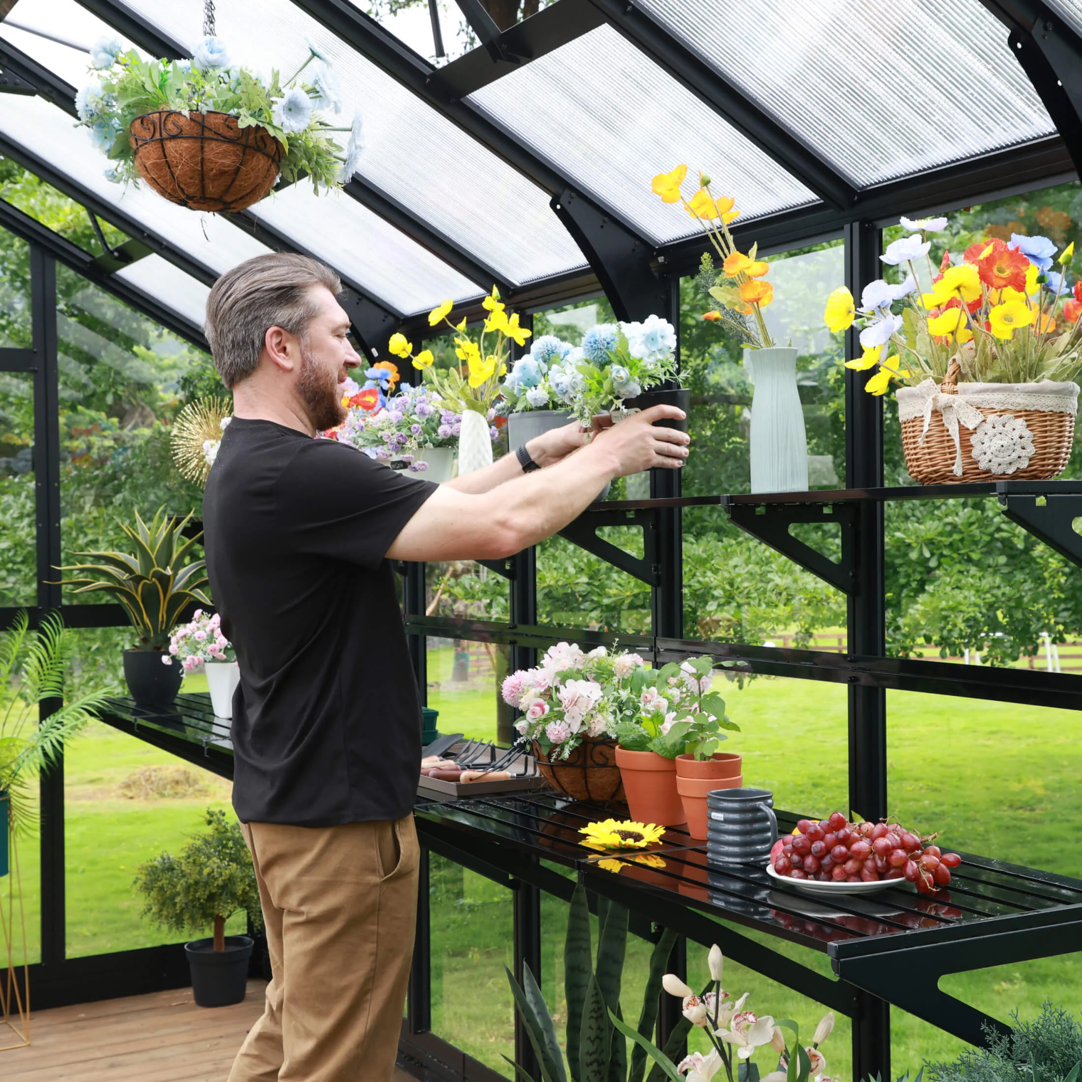 Vego Grand Victorian Greenhouse - 12.5ft Wide - Image 22